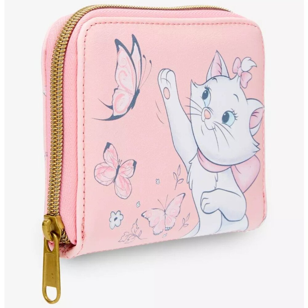 Loungefly Disney Aristocats Marie Wallet Butterfly Zip Around - Picture 4 of 4